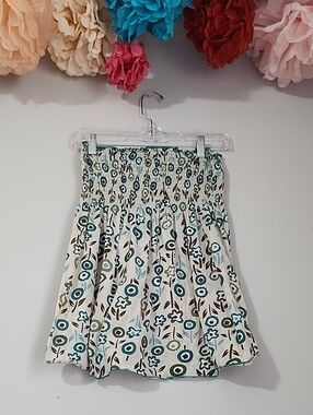 L8teR Floral Smocked Skirt/Top